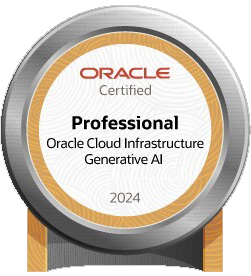 Oracle Cloud Infrastructure 2024 Generative AI Certified Professional